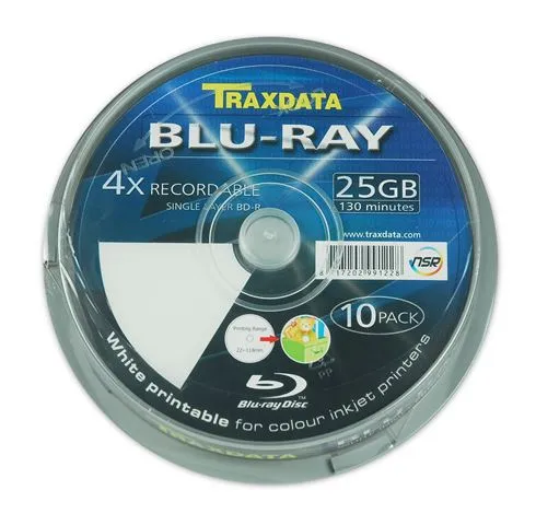 traxdata optički medij blu ray 25gb 4x printable cake 10 - slika 2