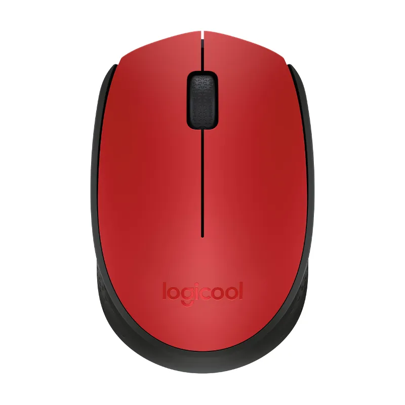miš logitech m171 wireless - red - slika 2