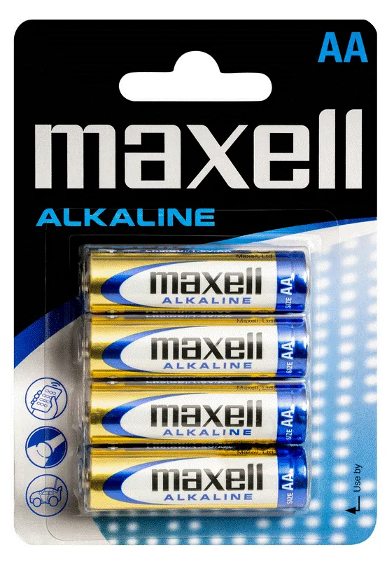 maxell alkalne baterije lr-6/aa, 4 komada - slika 2