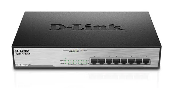 d-link switch neupravljivi, dgs-1008mp - slika 2
