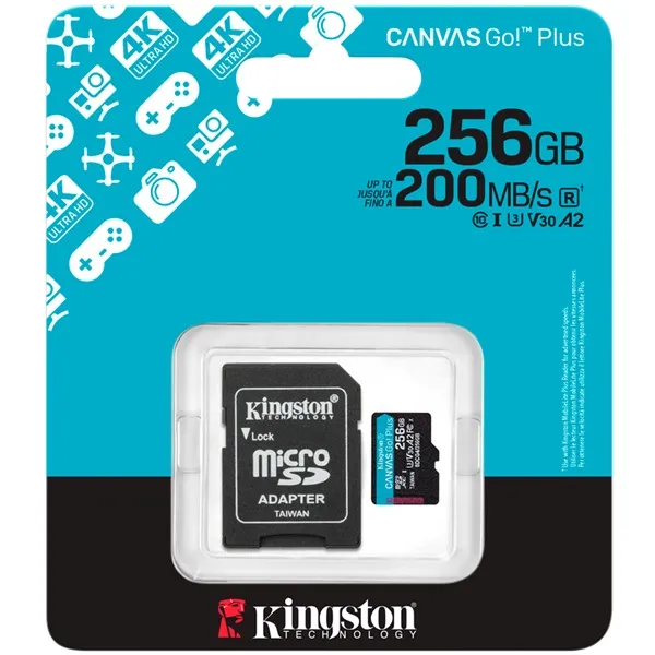mem sd micro 256gb canvas go! plus + adp sdcg4/256gb - slika 2