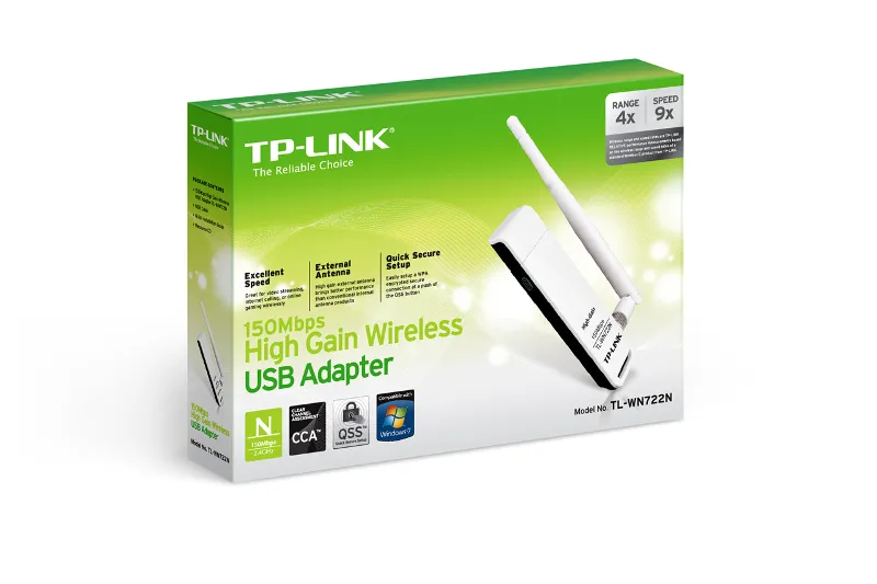 Mrežna kartica wireless 802.11b/g/n TP LINK TL-WN722N Wireless High Gain - USB - Karlovac