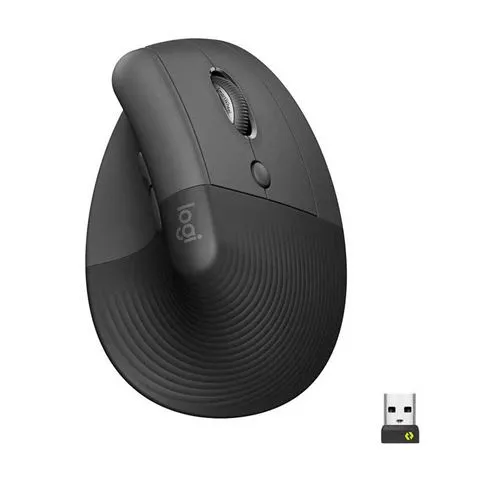 miš logitech lift right bluetooth vertical ergonomic graphite/black - slika 3