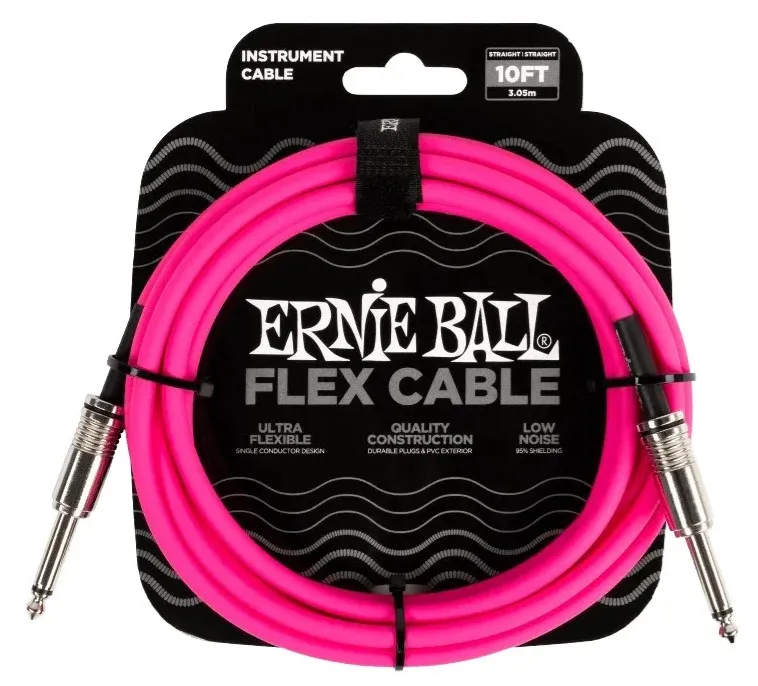 Kabel Instr. Ernie Ball 6413, 3m Pink - Karlovac