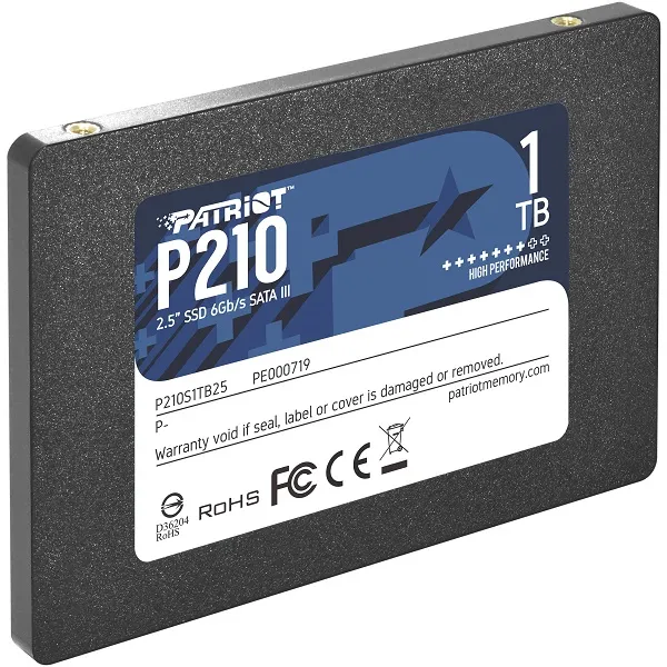 Ssd 1Tb Patriot P210, 2.5" 7Mm Sata - Karlovac