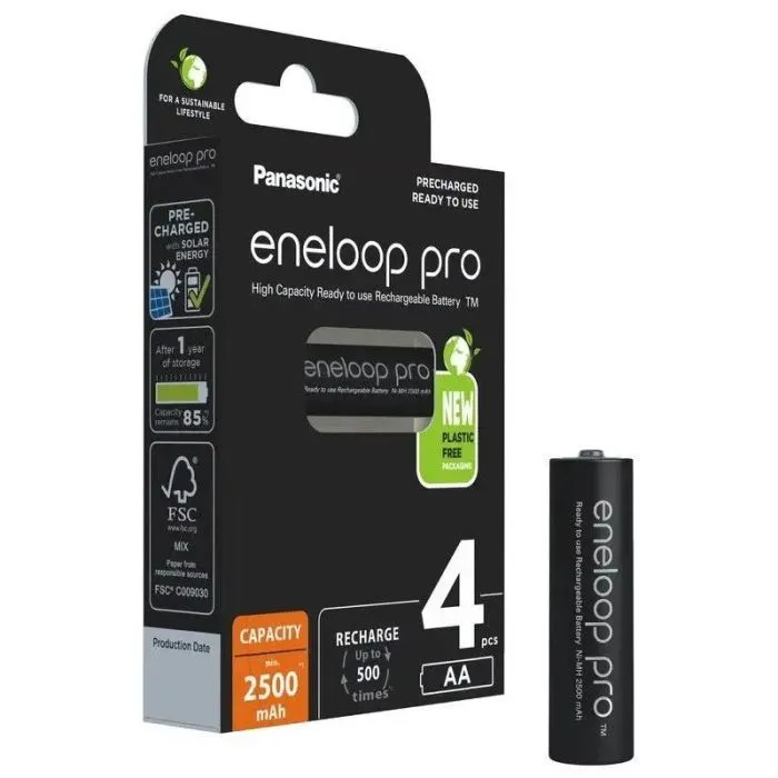 Baterija PANASONIC Rechargeable 2500mAh AA ENELOOP PRO - 2 kom. - Karlovac