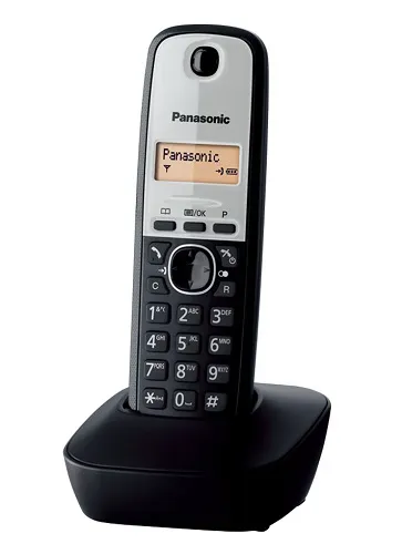 telefon panasonic kx-tg1911 bežični - crno-sivi - slika 3