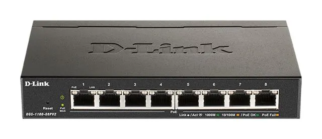 D-Link switch web upravljivi PoE, DGS-1100-08PV2 - Karlovac