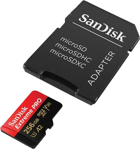 memorijska kartica micro secure digital 256gb sandisk extreme pro + adapter - slika 4