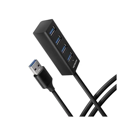 usb hub mini 4xusb3.2gen1, 1,2m, 5gbps, 5v/1,5a, hue-m1c - slika 2