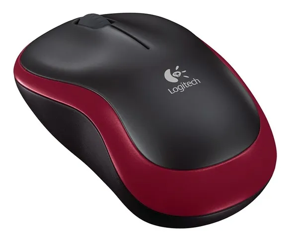 miš logitech m185 wireless - red - slika 2