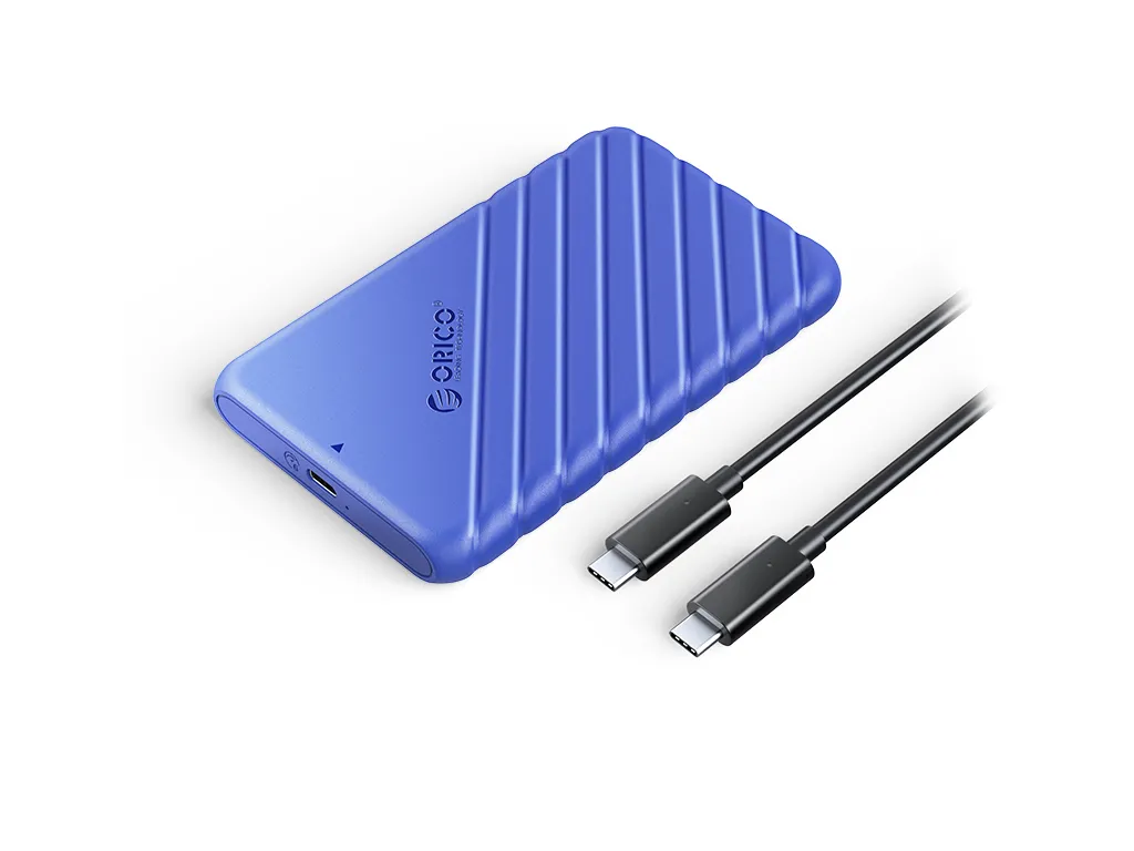 Kućište za 2.5" HDD/SSD ORICO 25PW1C-C3 S-ATA USB-C, plavo - Karlovac