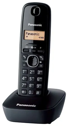 panasonic telefon bežični kx-tg1611fxh/pdh crni - slika 2