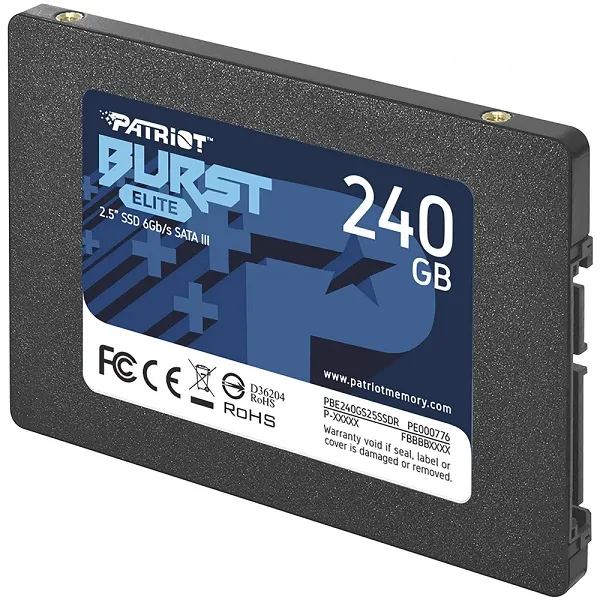 Patriot SSD Burst Elite R450/W320, 240GB, 7mm,2.5" - Karlovac