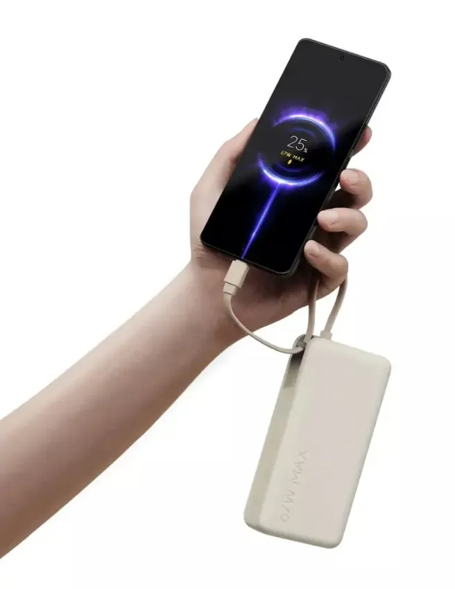 power bank 20000mah xiaomi 67w brzo punjenje - tan - slika 2