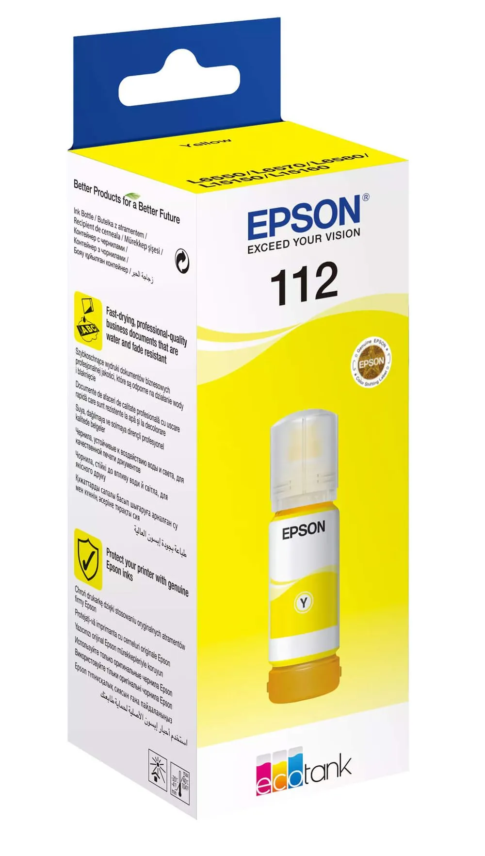 tinta epson ecotank 112 yellow - slika 3