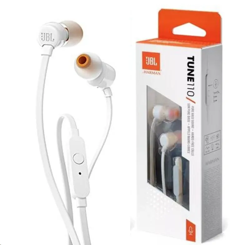 Slušalice+mikrofon JBL Tune 110 white - Karlovac
