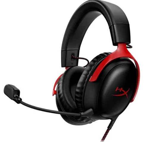 hp žičane slušalice hyperx cloud iii black/red gaming, 727a9aa - slika 2