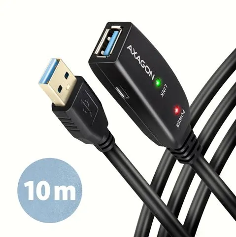 cc usb am 3.2 (3.0)->usb af, akt produžni, 10m, adr-310, axa - slika 2
