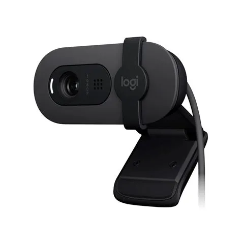 web kamera logitech brio 100 full hd - graphite - slika 2