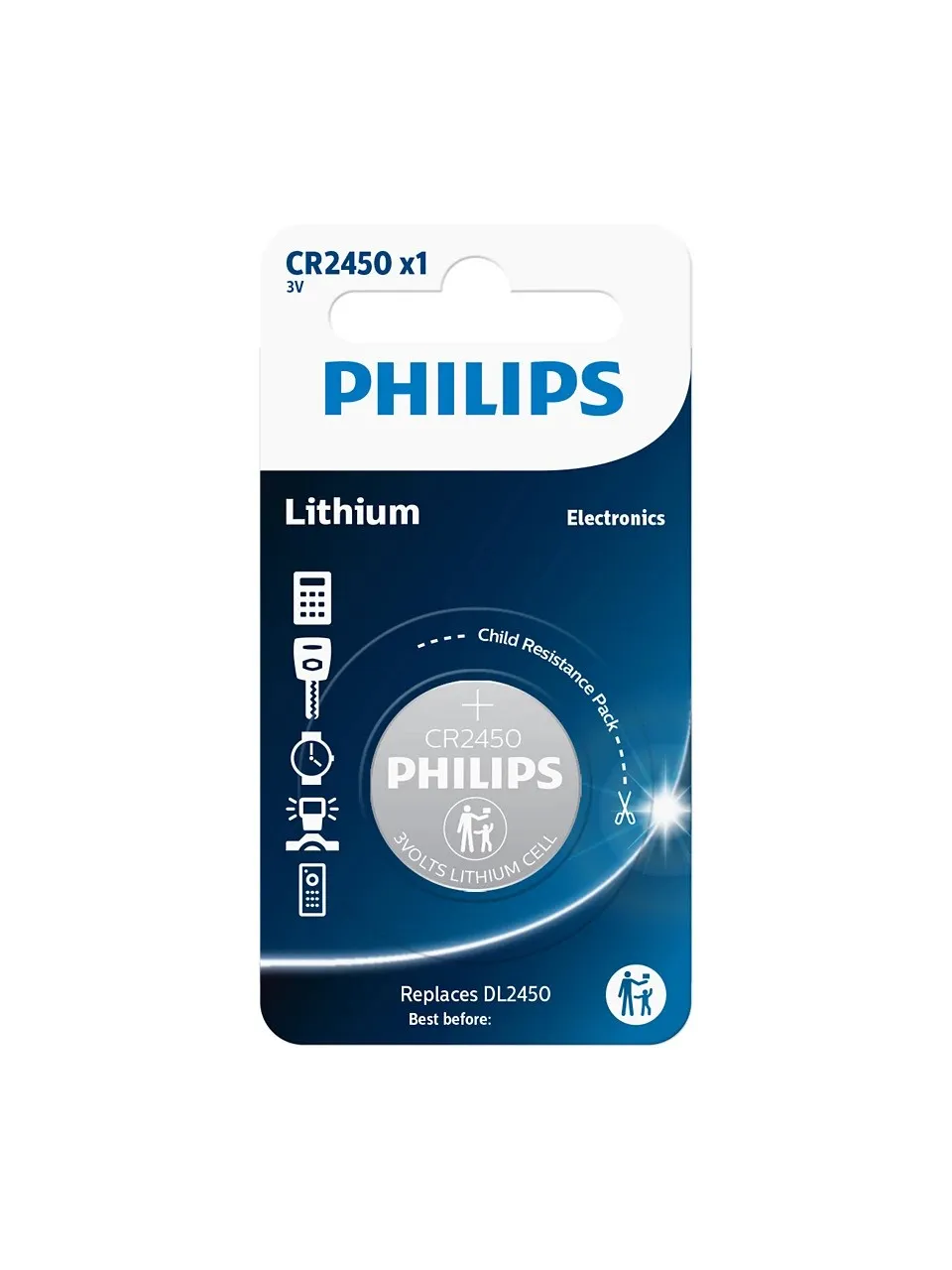 philips baterija cr2450/10b - slika 2