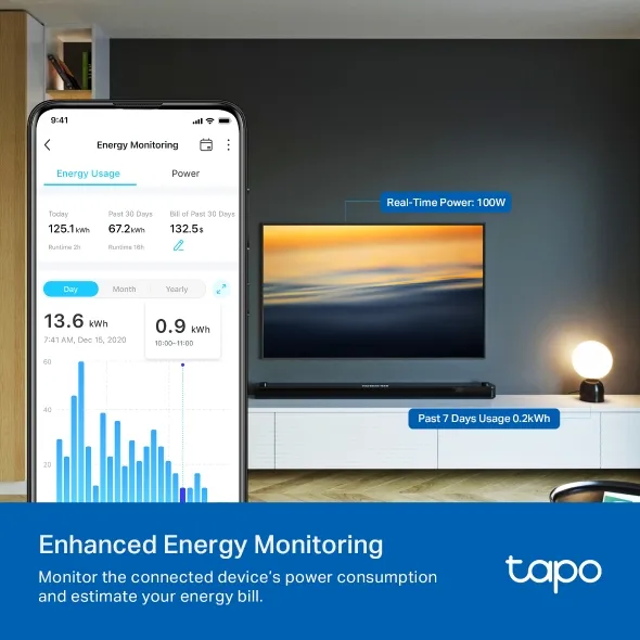 tp-link tapo p110m smart wi-fi, monitror/matter - slika 1