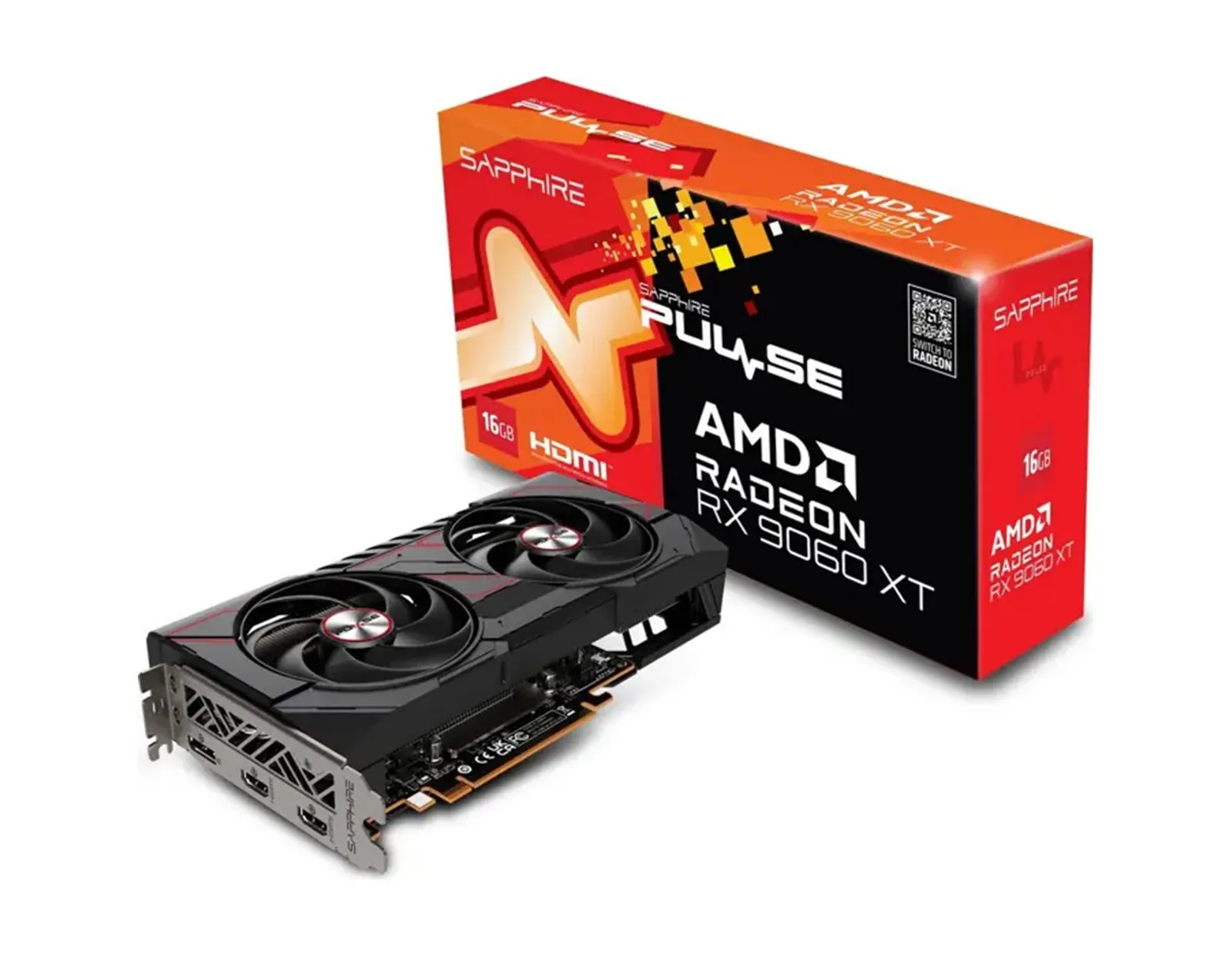 sapphire pulse rx 9060xt gaming oc, 16gb gddr6 - slika 2