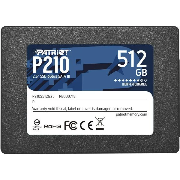ssd 2.5" sata-3 512gb patriot p210 r520/w430 7mm - slika 2