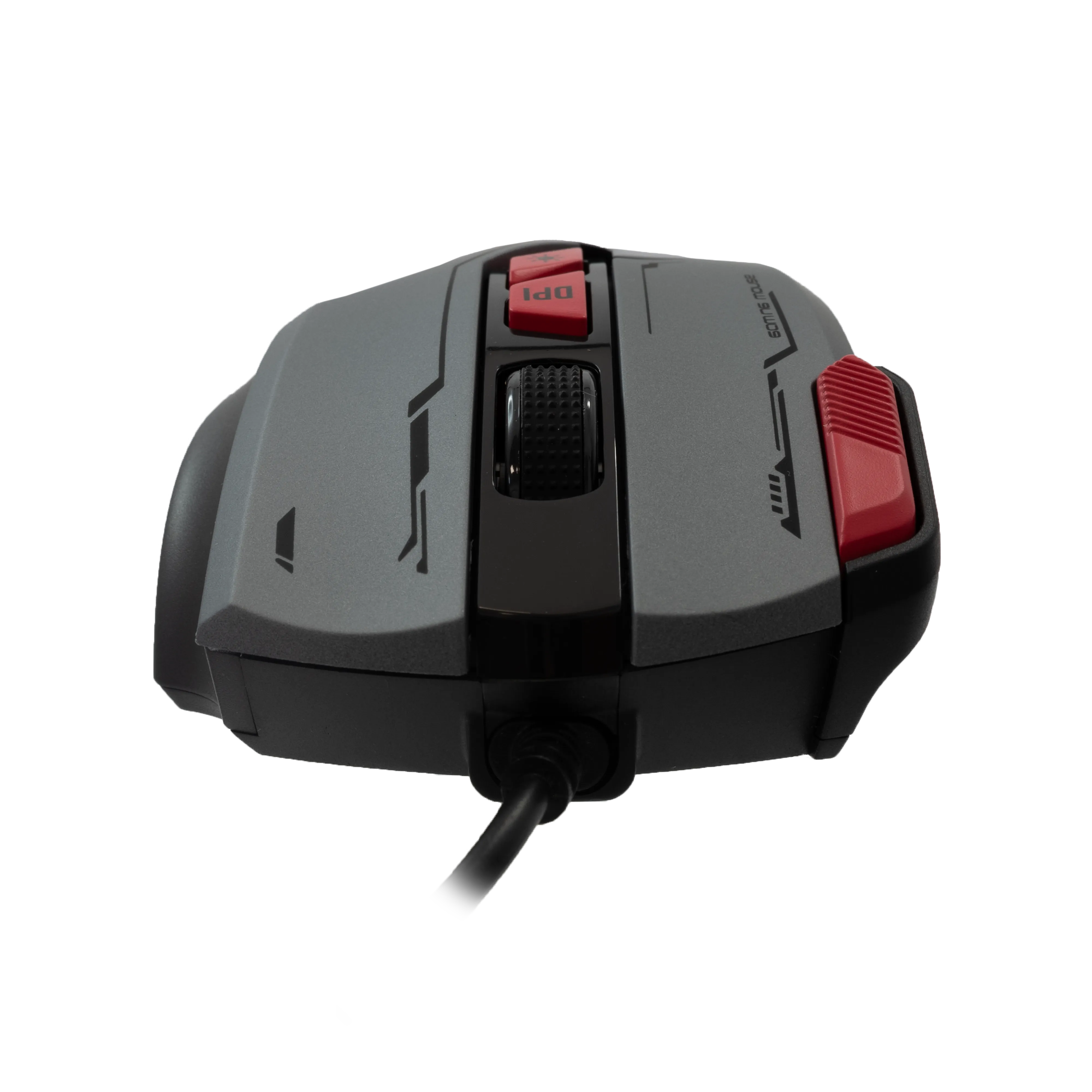 miš baracuda bgm-047 manta sivi / 12.800 dpi - slika 4