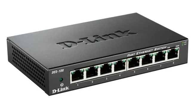 D-Link switch neupravljivi,DES-108/E (metalno kućište) - Karlovac
