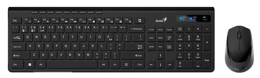 genius slimstar 8230, bež. tipkovnica i miš,silent - slika 2