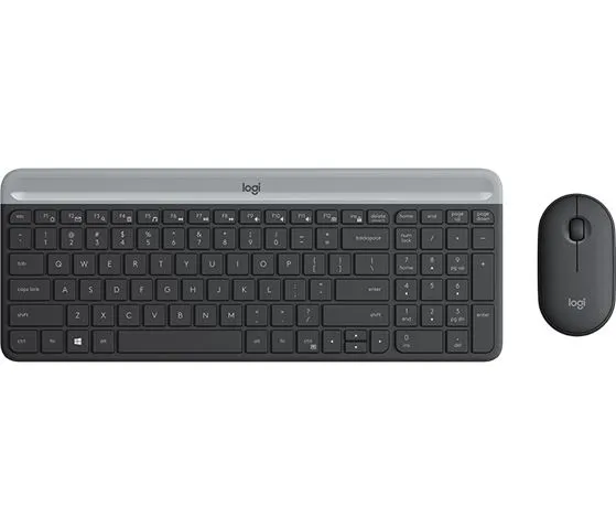 tipkovnica logitech mk470 wireless desktop (tipkovnica+miš) graphite - slika 2