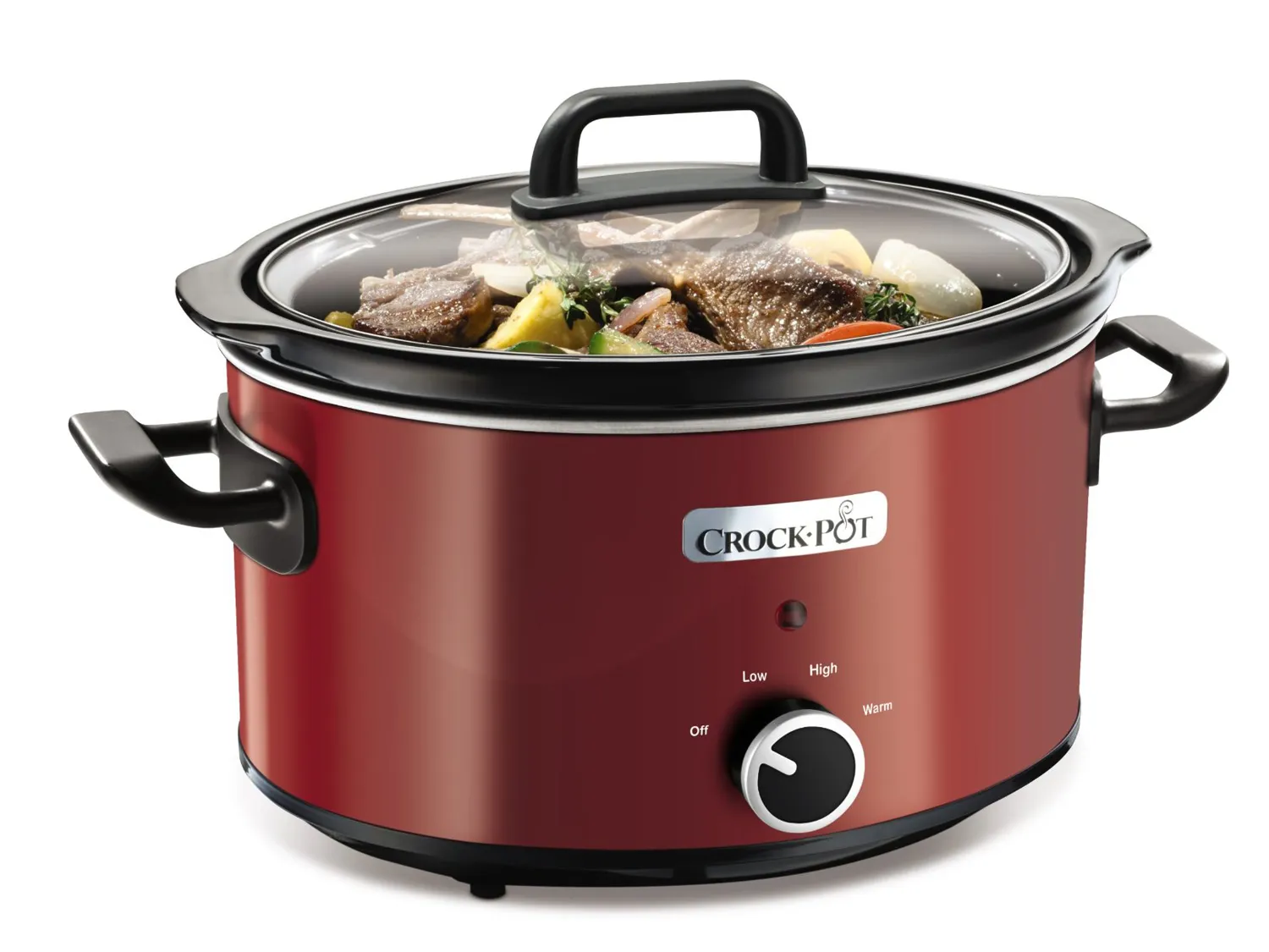 aparat za sporo kuhanje crockpot 3,5l - crveni - slika 4