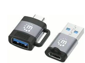 adapter manhattan set:usb-c/usb-a&usb-a/usb-c - slika 2