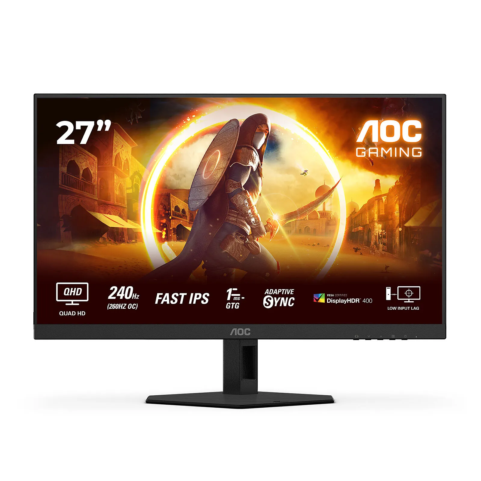 aoc q27g4zr, 27'', ips, qhd, 240hz,has,zvuč - slika 2