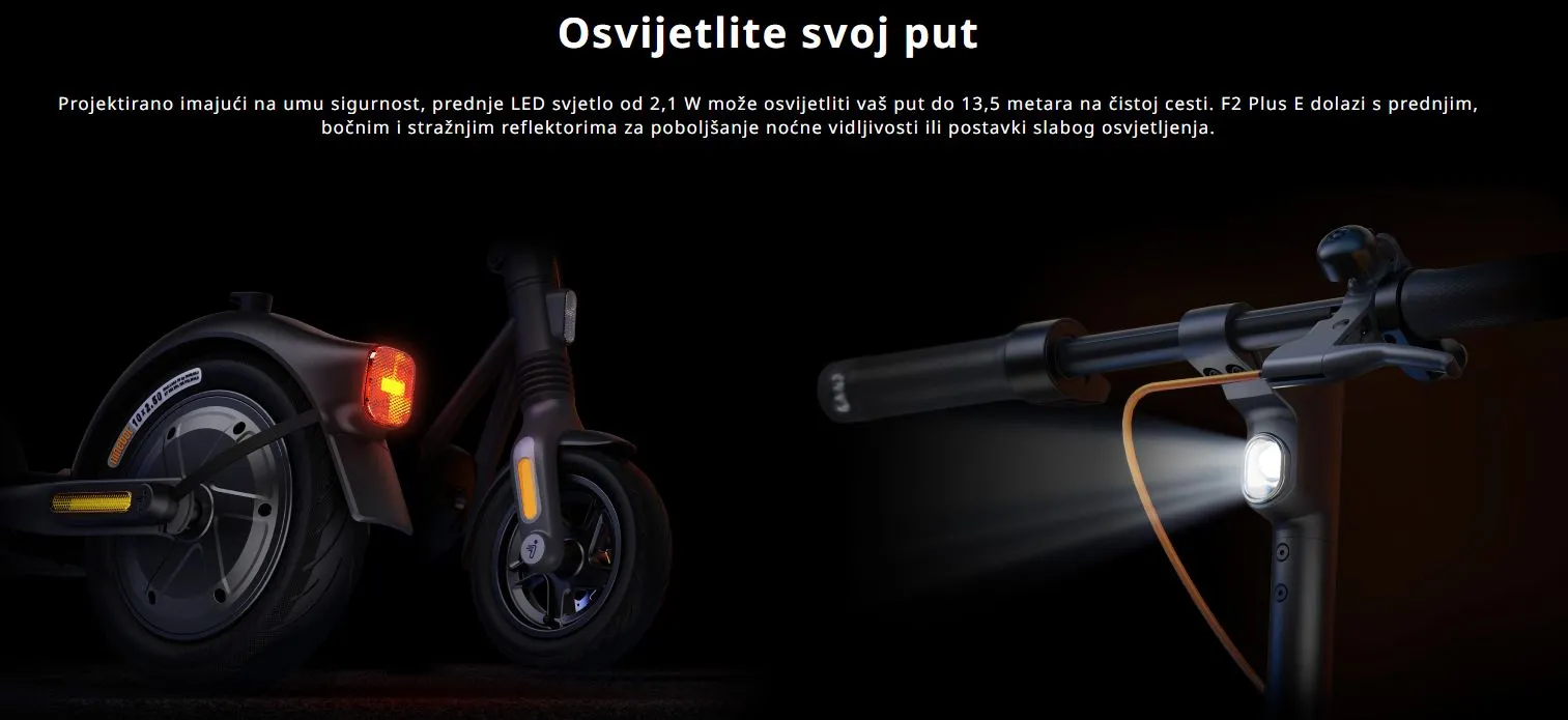romobil električni segway kickscooter f2 plus e - slika 5