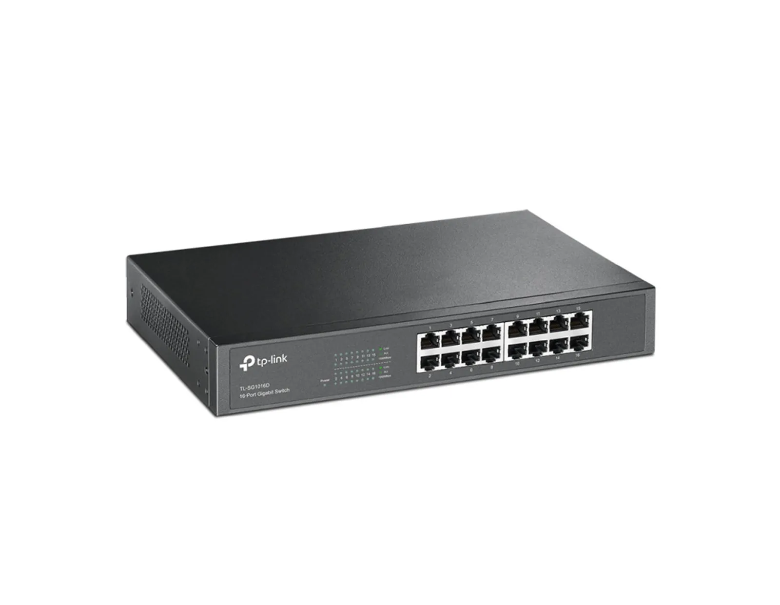 tp-link tl-sg1016d, 16-port gbe switch, metalno - slika 2