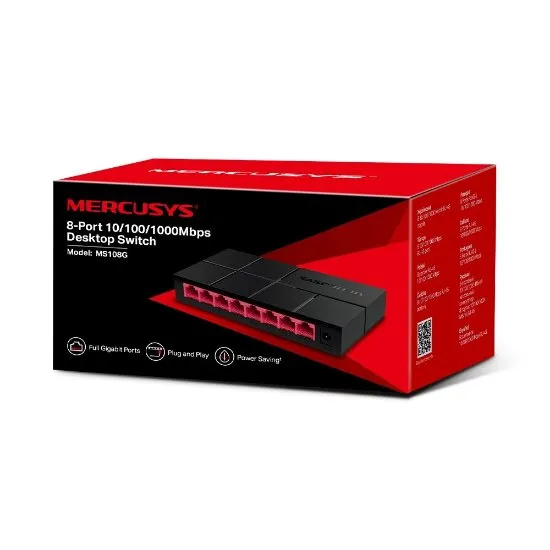 Switch Mercusys MS108G 8-port gigabit - Karlovac