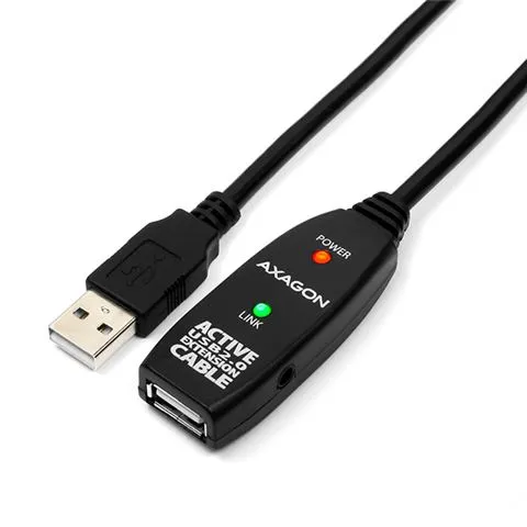 axagon adr-205 usb2.0 active extension/repeater cable 5m - slika 2