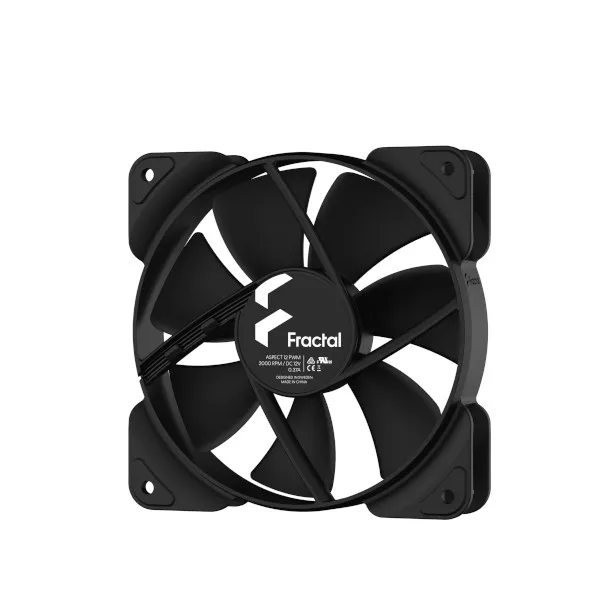 Fractal Aspect 12 PWM Black,120mm ventilator, crni - Karlovac