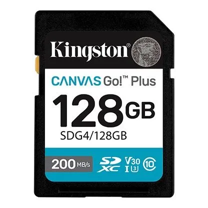 mem sd 128gb canvas go! plus kingston sdg4/128gb - slika 3