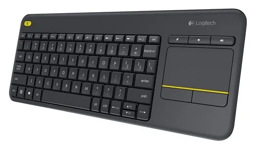 tipkovnica logitech k400+ wireless touch - black - slika 3