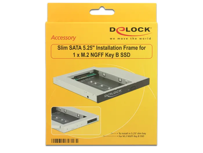bay rafter delock slim sata m.2 ssd - slika 4