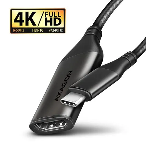cc usb cm -> hdmi m 2.0, 25 cm, 4k/60hz, rvc-hi2m, axa - slika 2