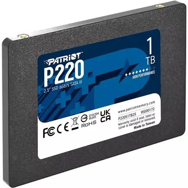 patriot ssd p220 r550/w500, 1tb, 7mm, 2.5" - slika 2