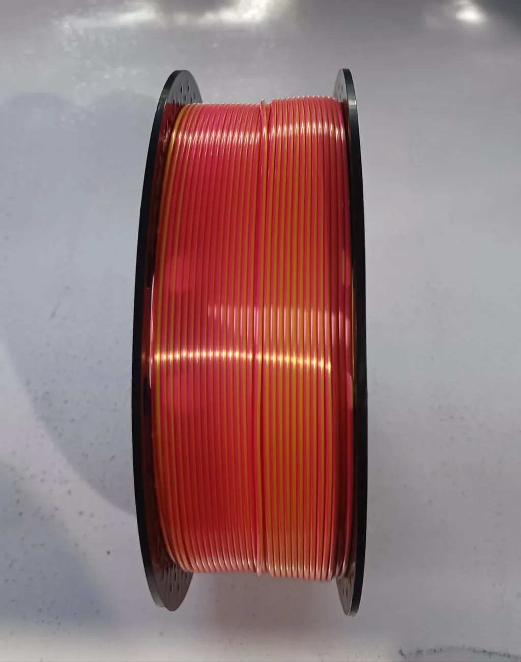 Silk PLA filament 1.75 mm, 1 kg, pink/gold - Karlovac