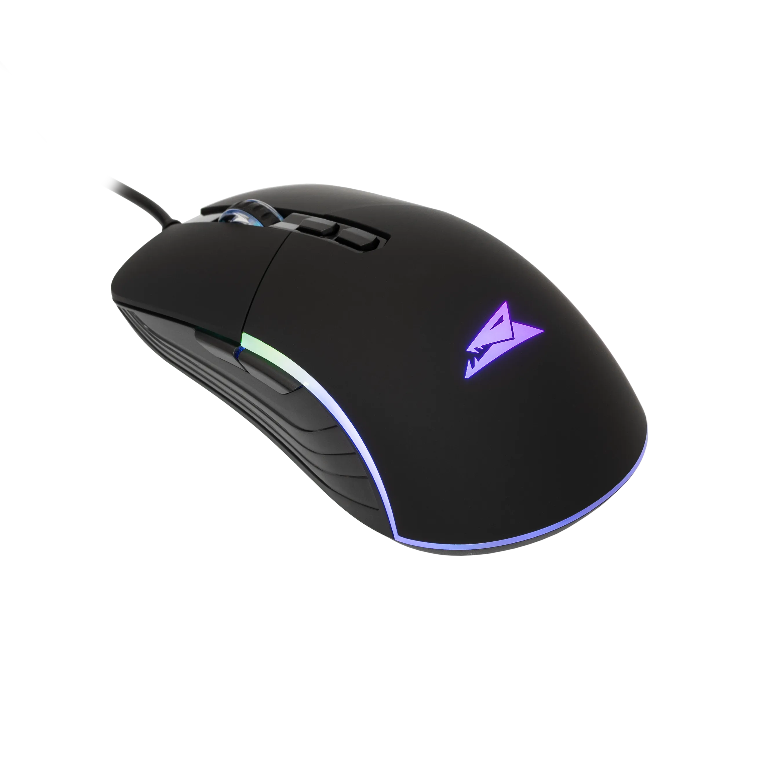 miš baracuda bgm-011 nautilus crni rgb / 12.800 dpi - slika 3