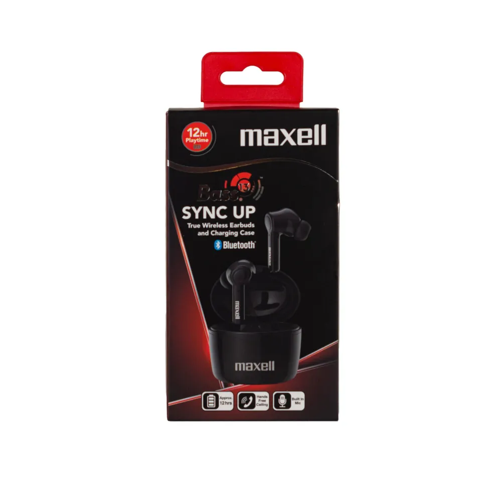 maxell bežične slušalice tws bass13 syncup - slika 2