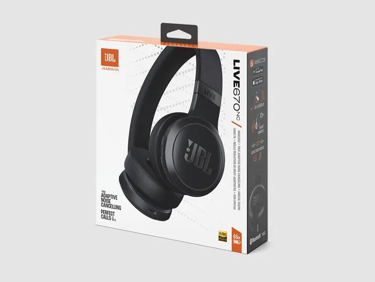 slušalice+mikrofon jbl live 670nc crne - slika 2