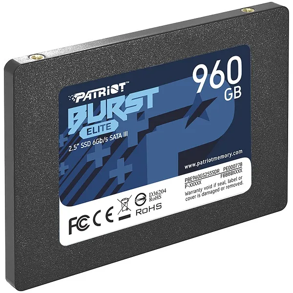 Patriot SSD Burst Elite R450/W320, 960GB, 7mm,2.5" - Karlovac